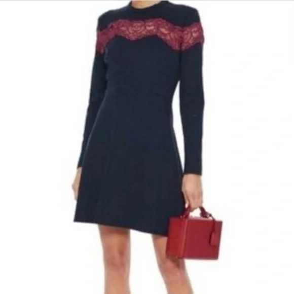 Sandro Dresses & Skirts - Sandro Blue Mini Dress sz4